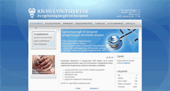 Desktop Screenshot of cegledikigyo.hu